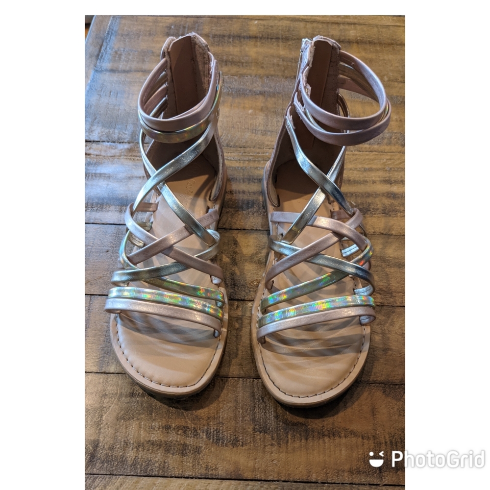 Cat and Jack gladiator sandals size 13.